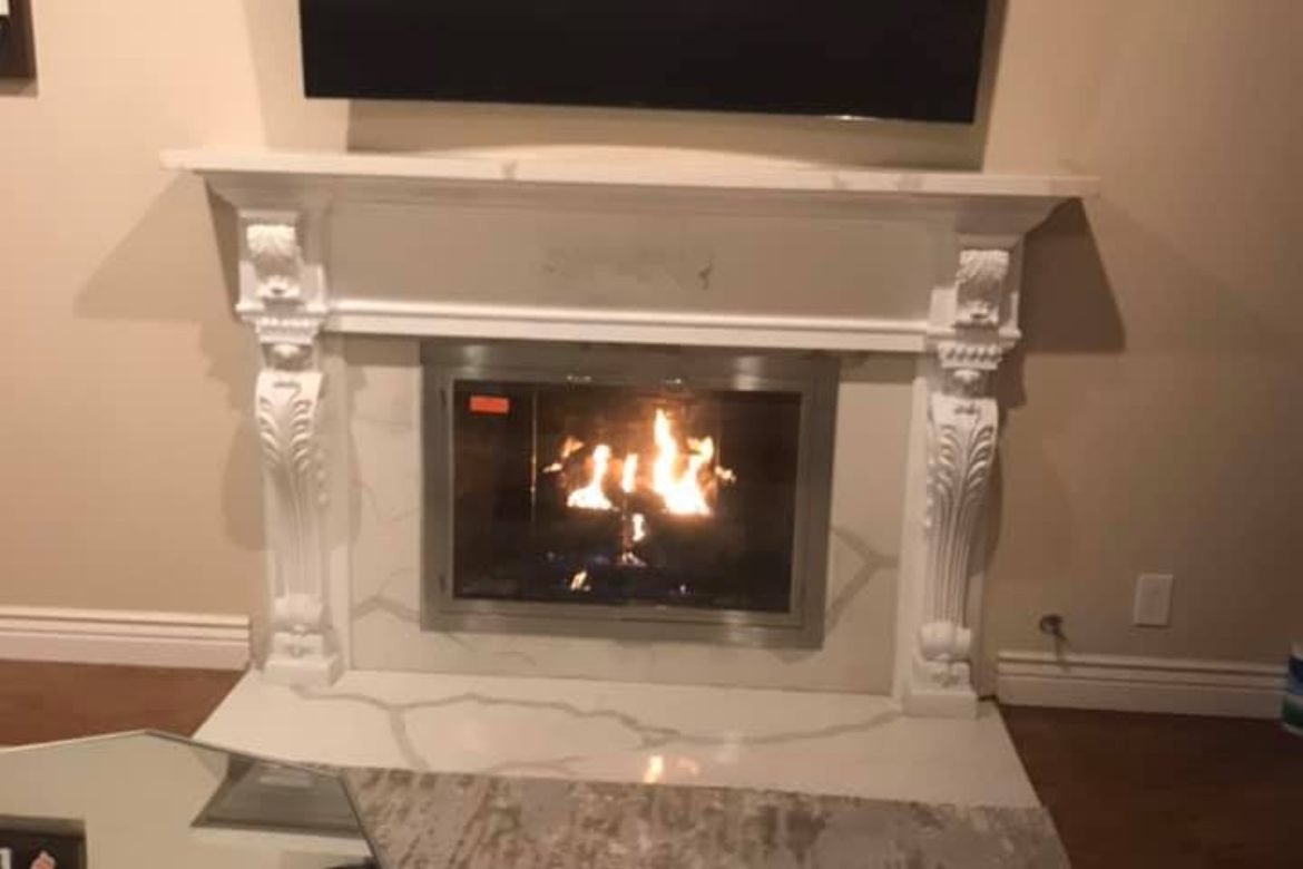 old fire place