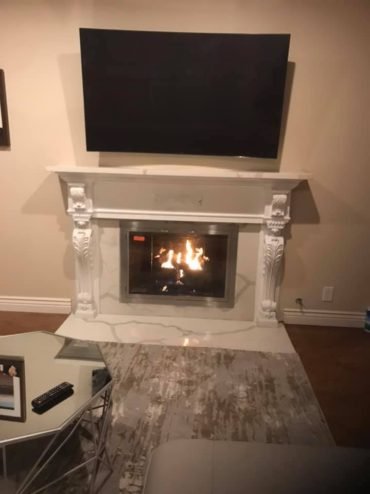 old fire place