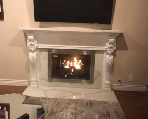 old fire place