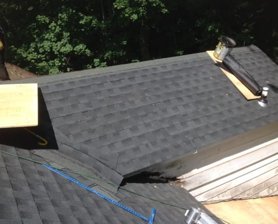 reroofed a history house